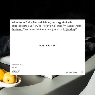 Kaltpresse